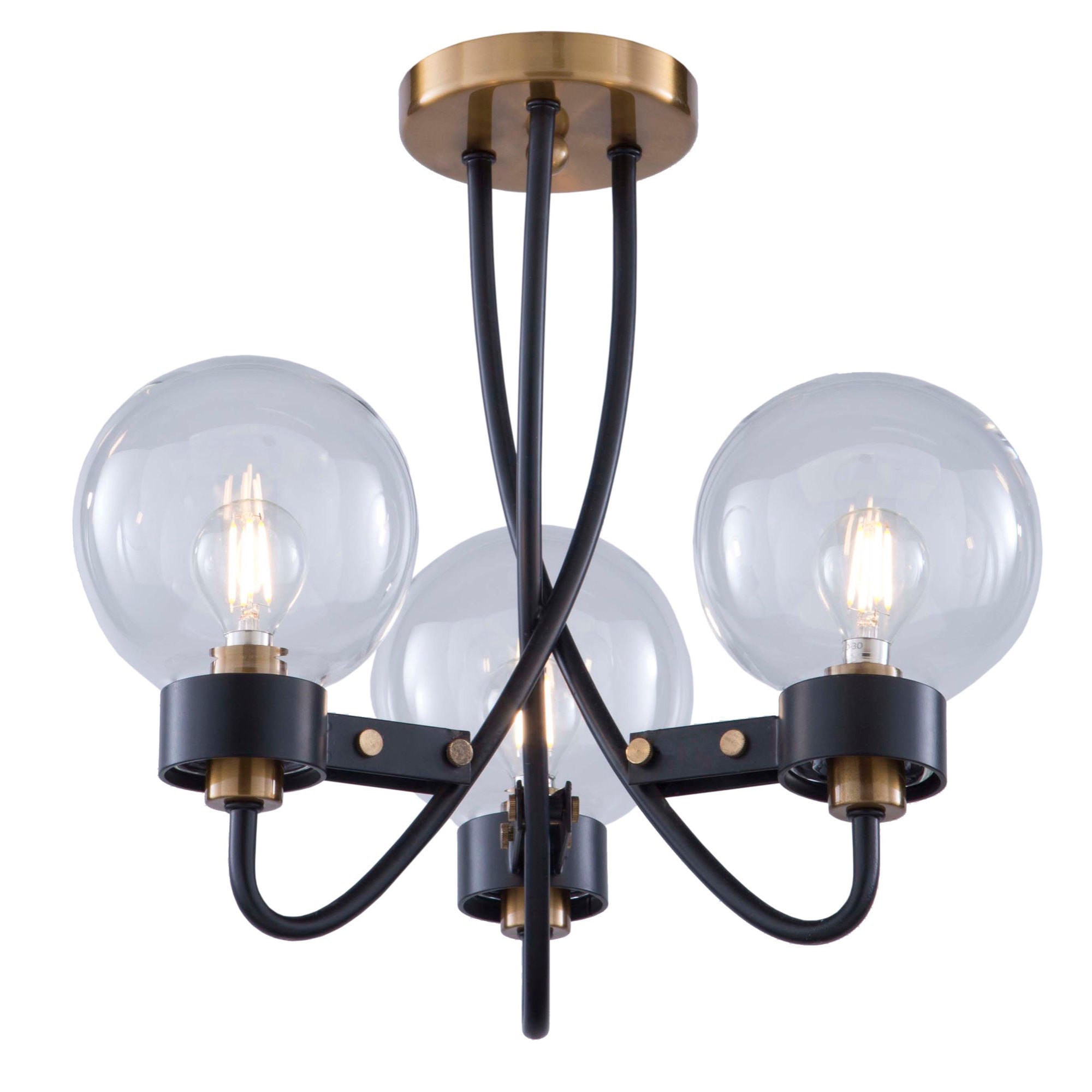 Chelton Chandelier Gold, Black - AC11423CL | ARTCRAFT