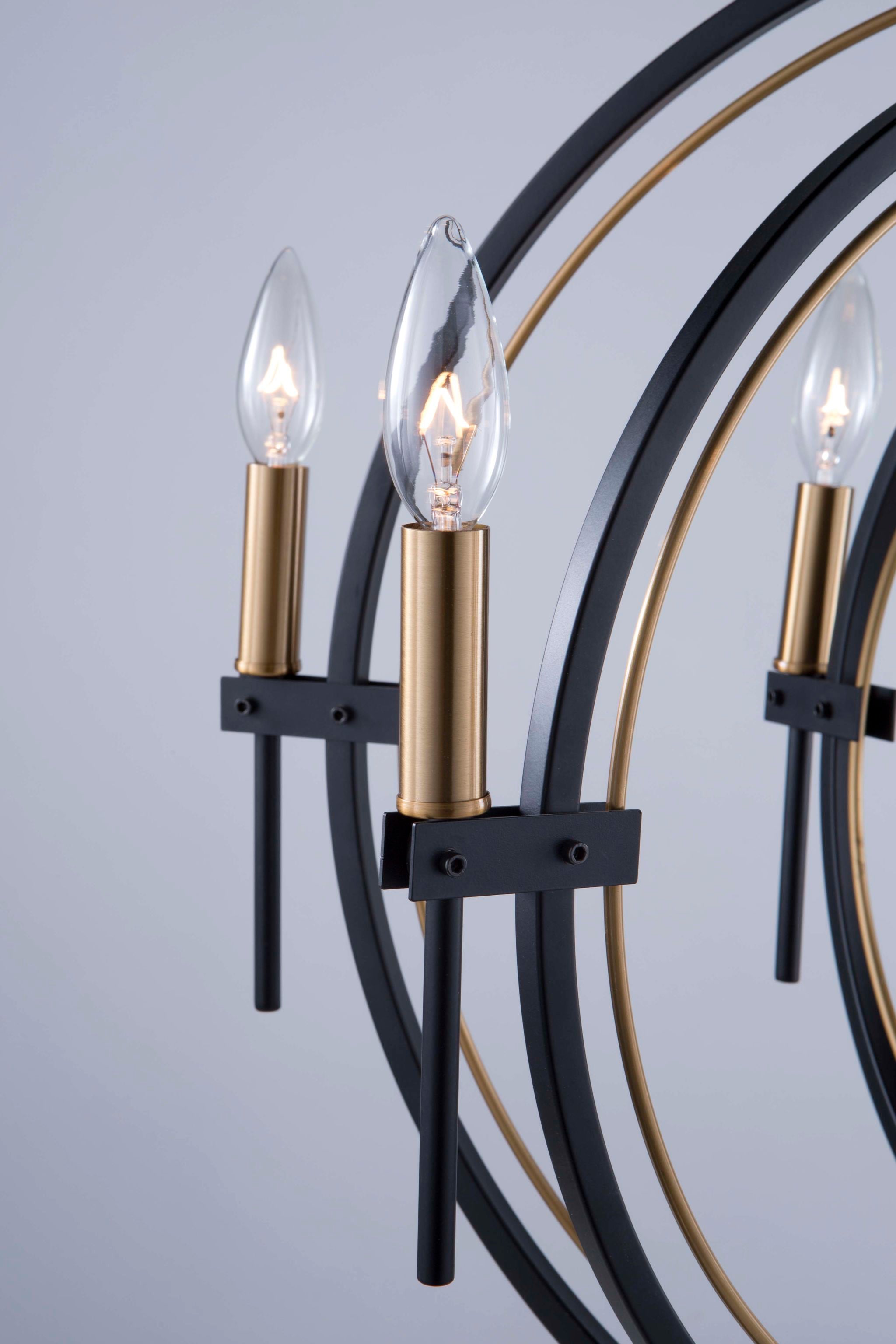 Anglesey Chandelier Gold, Black - AC11456 | ARTCRAFT