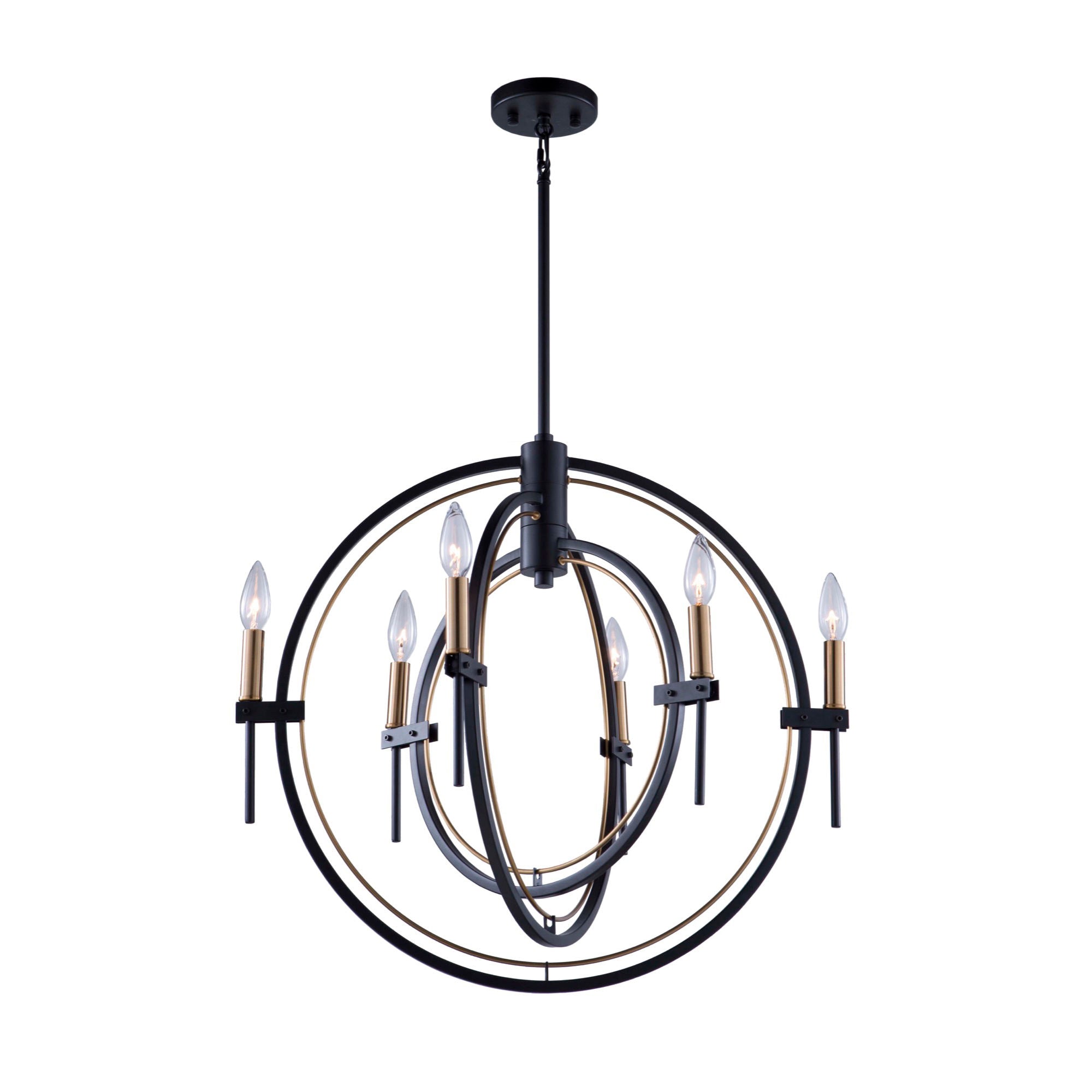Anglesey Chandelier Gold, Black - AC11456 | ARTCRAFT