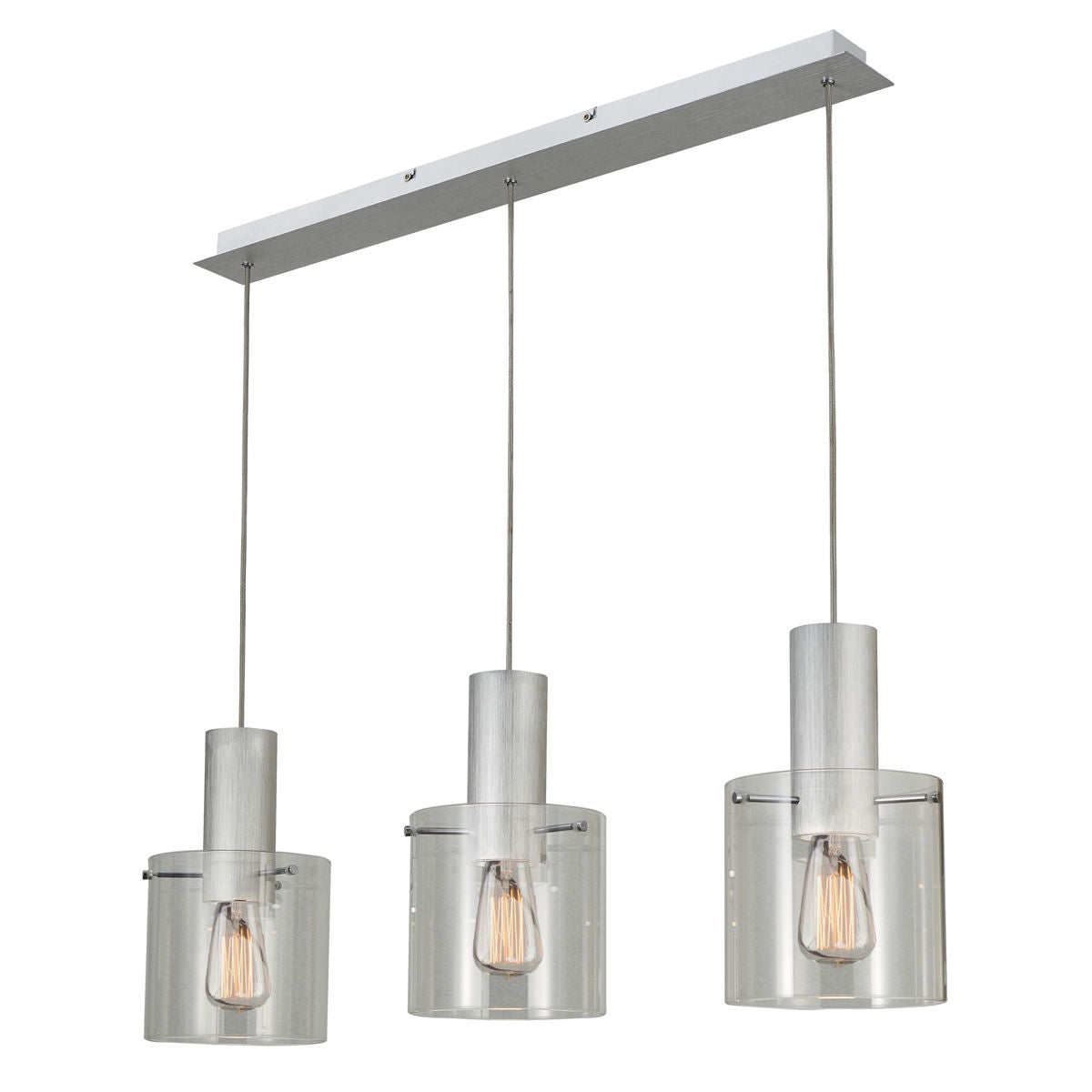 Henley Pendant Aluminum- AC11522CL | ARTCRAFT