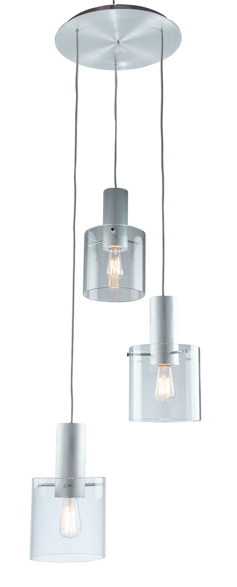 Henley Pendant Aluminum- AC11523CL | ARTCRAFT