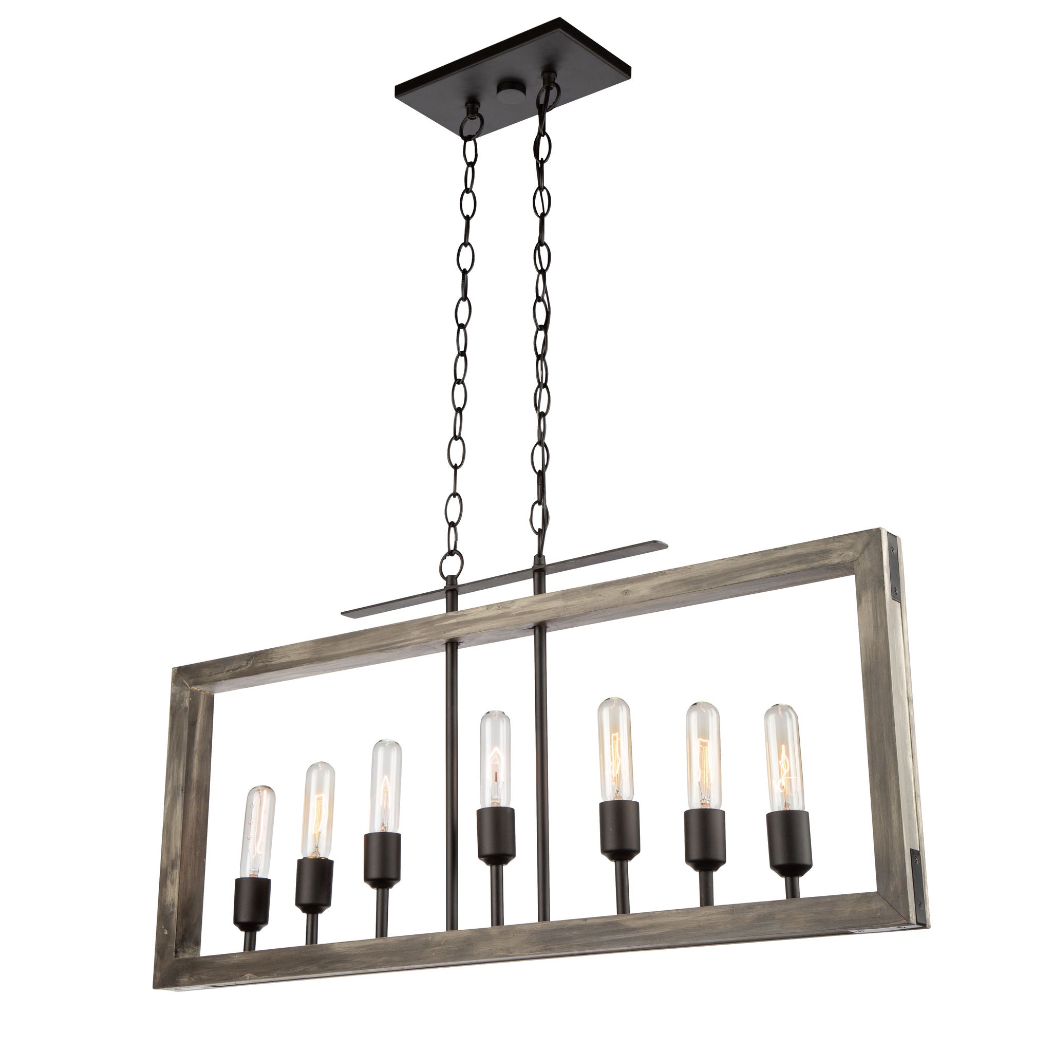 Gatehouse Suspension linéaire Bois, Noir - AC11657BK | ARTCRAFT