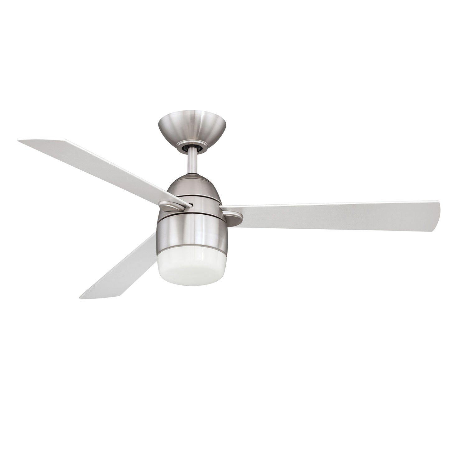 ANTRON-LED Ventilateur Nickel DEL INTÉGRÉ - AC18842L-SN | KENDAL