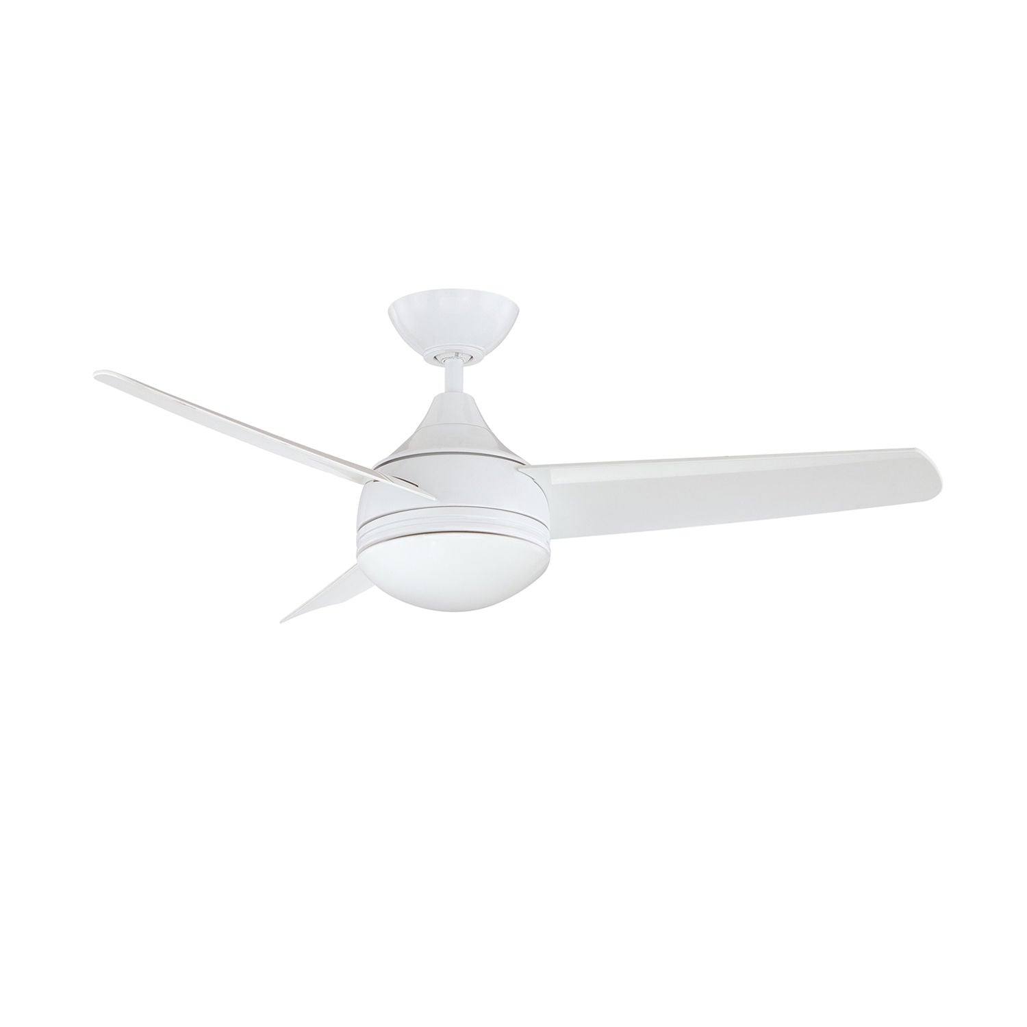 MODERNO-LED Ventilateur Blanc DEL INTÉGRÉ - AC19242L-WH | KENDAL