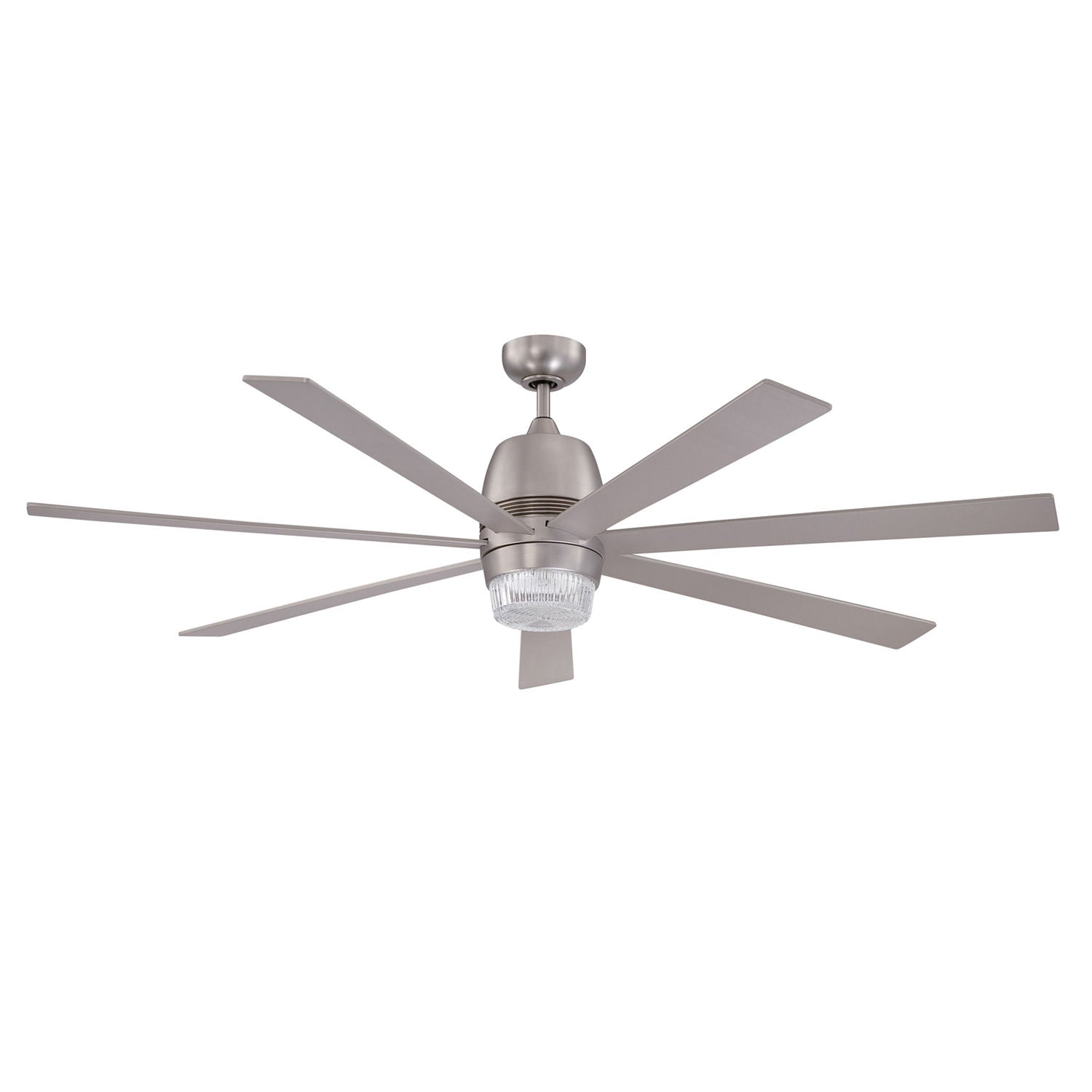 SIXTY-SEVEN Ventilateur Nickel DEL INTÉGRÉ - AC20760-SN | KENDAL