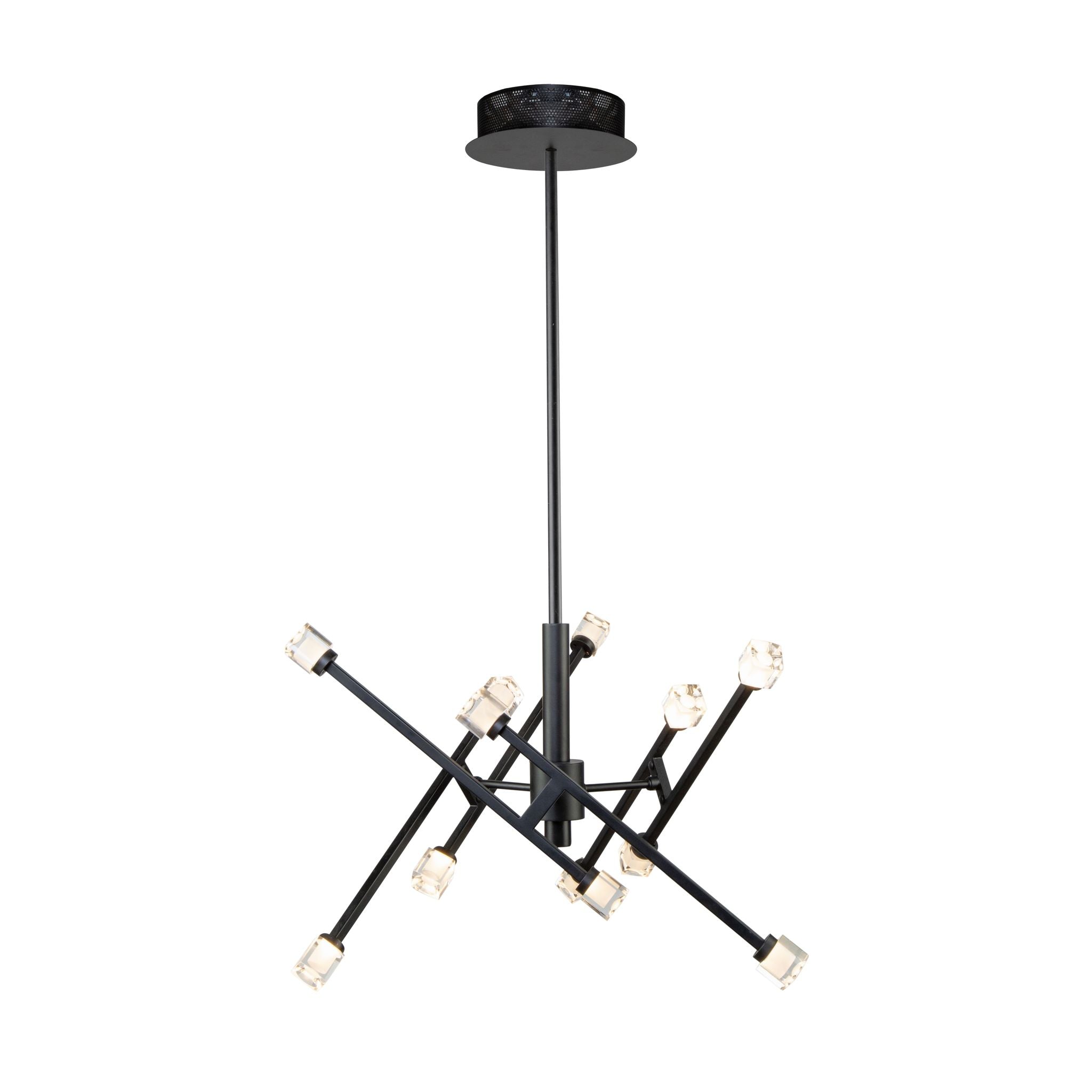 Batton Chandelier Noir DEL INTÉGRÉ - AC6640BK | ARTCRAFT