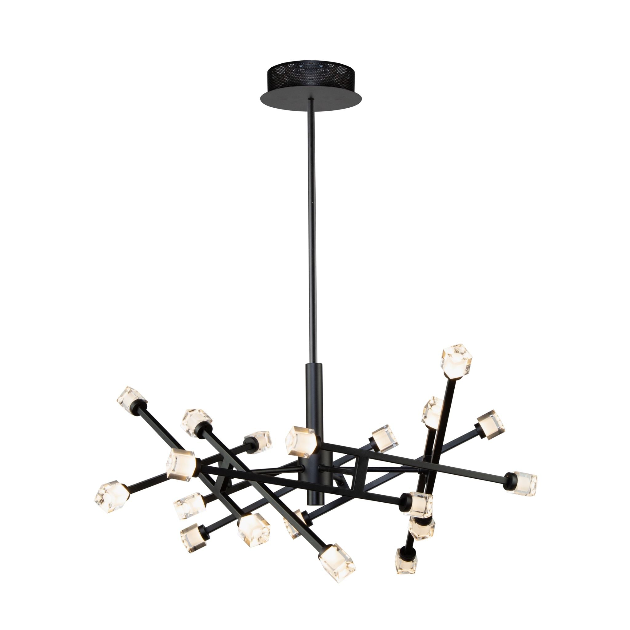 Batton Chandelier Noir DEL INTÉGRÉ - AC6641BK | ARTCRAFT