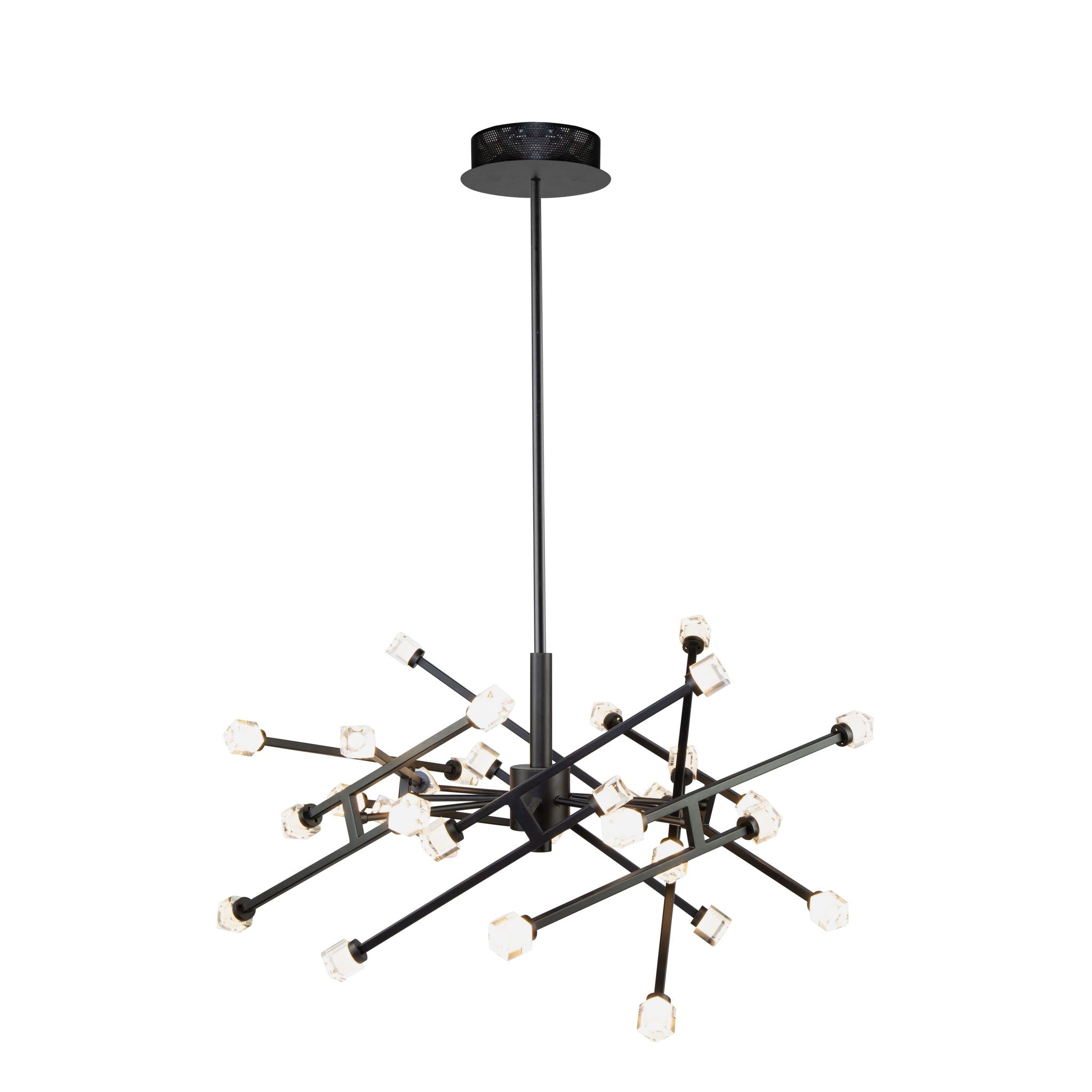 Batton Chandelier Noir DEL INTÉGRÉ - AC6642BK | ARTCRAFT
