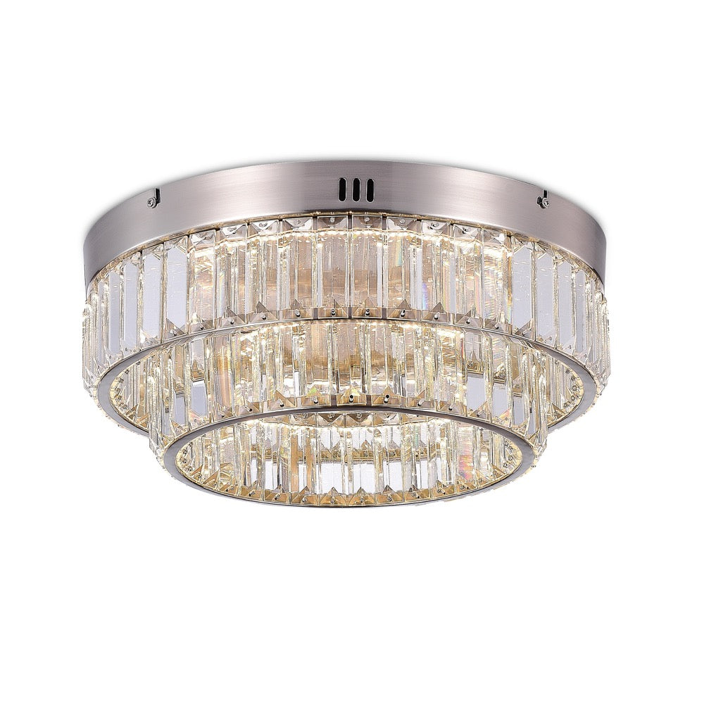 STELLA Flush mount Nickel INTEGRATED LED - AC6725SN | ARTCRAFT