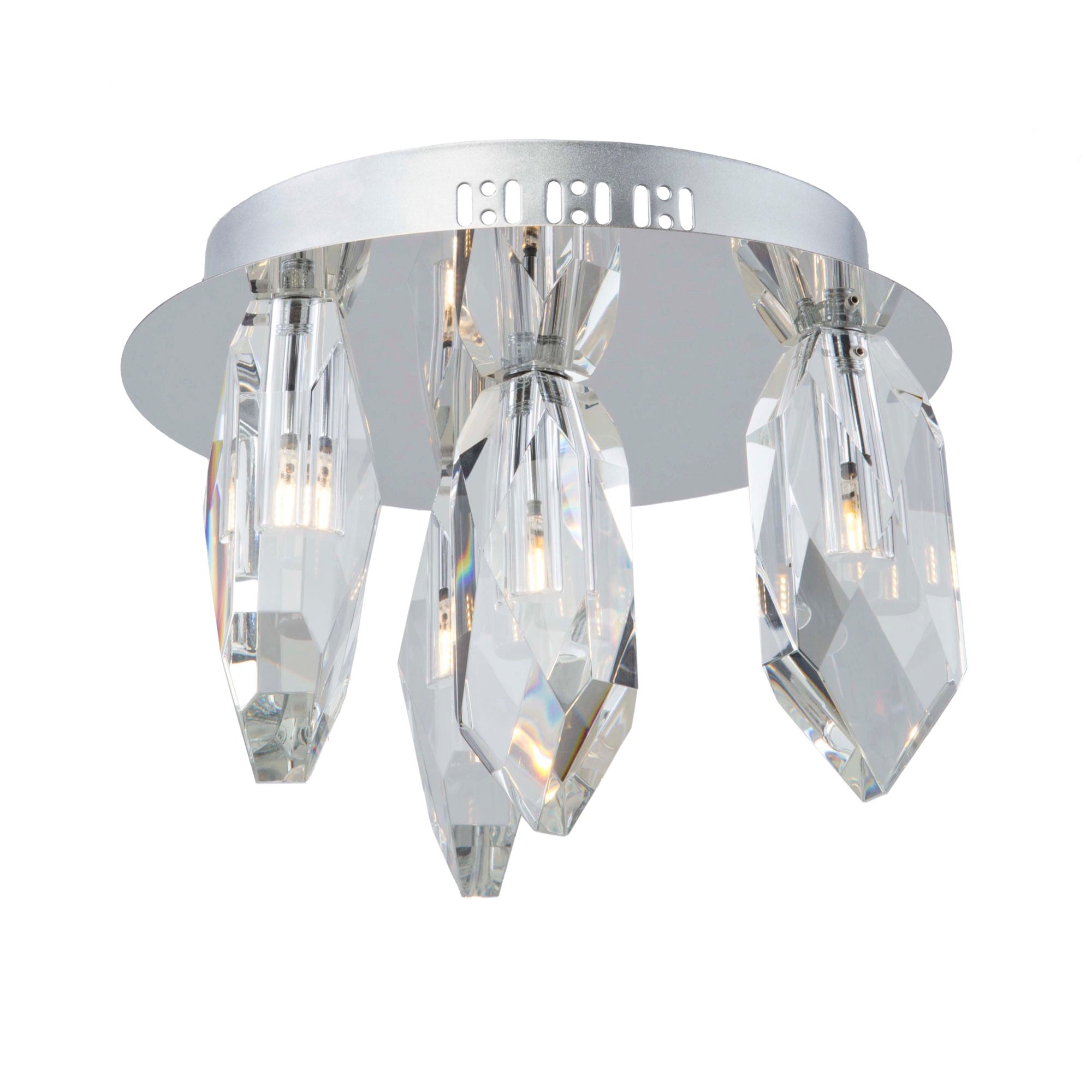 Doccia Plafonnier Chrome, Cristal - AC7044 | ARTCRAFT
