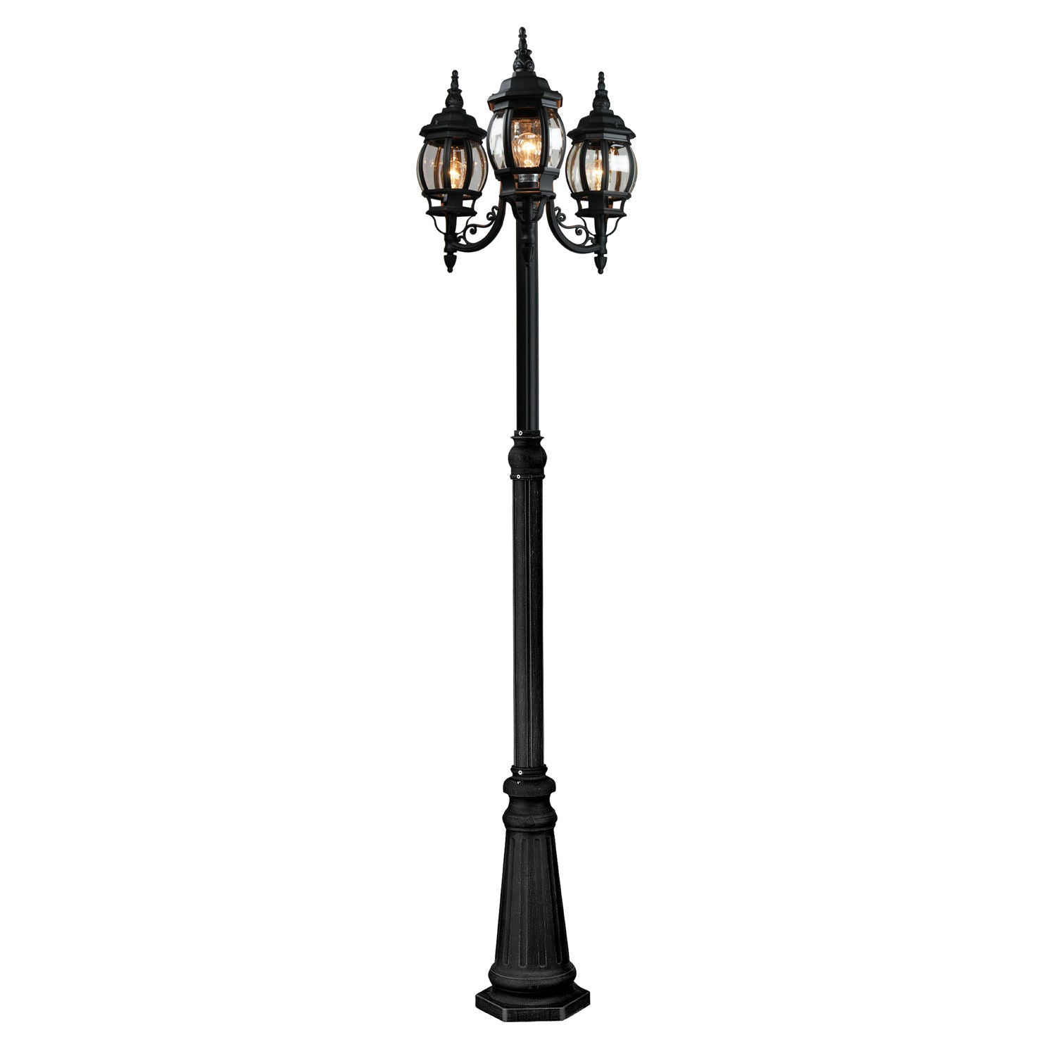 Classico Outdoor post lighting Black - AC8099BK | ARTCRAFT