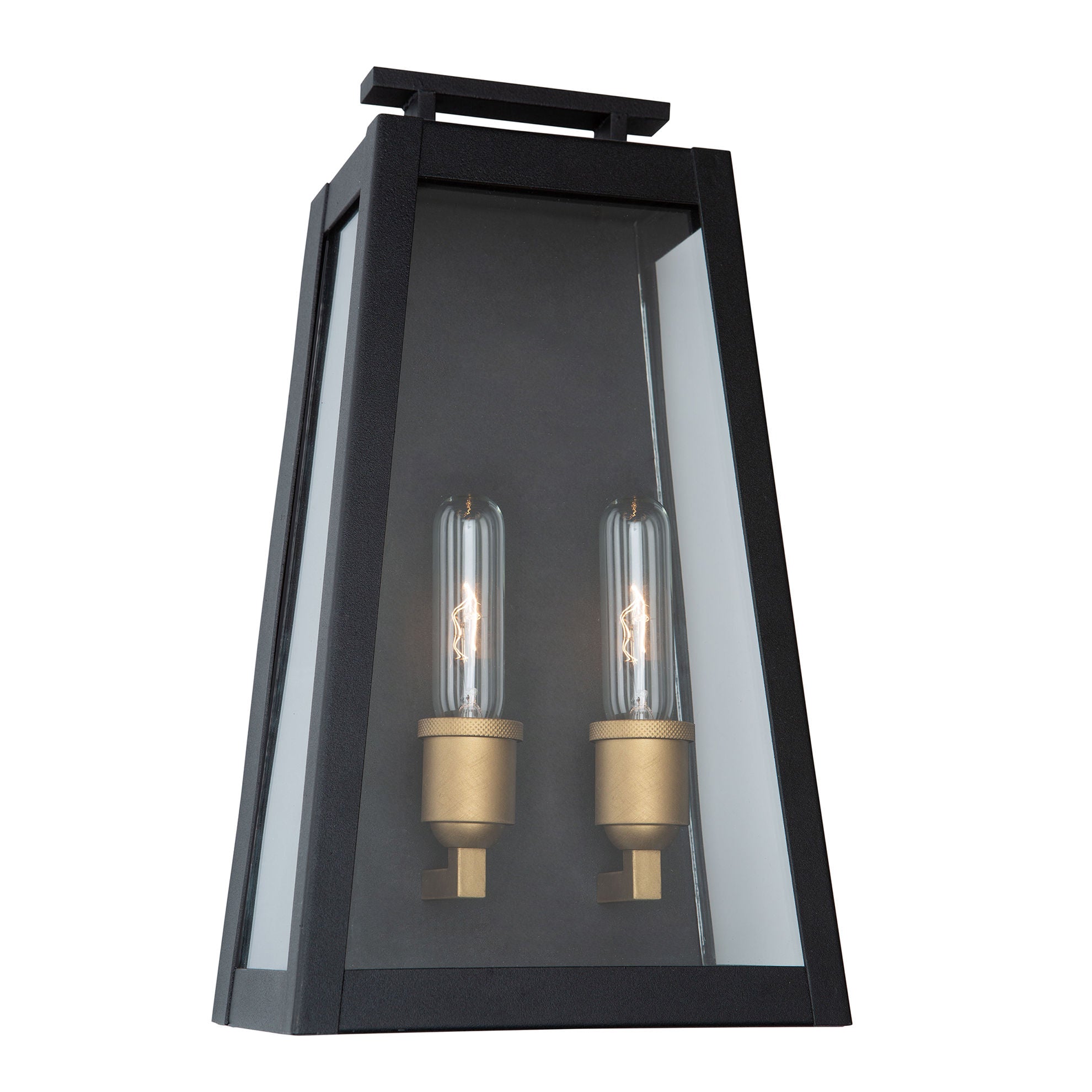 Charlestown Outdoor sconce Black, Gold - AC8109BK | ARTCRAFT