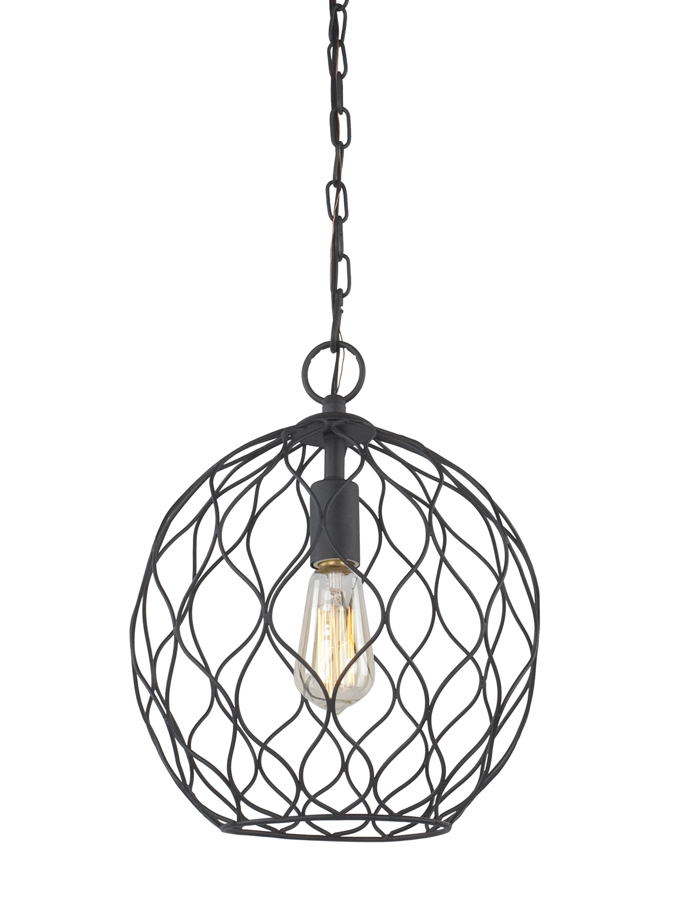PARISIAN MESH Pendant Black - C54401MB | TEO