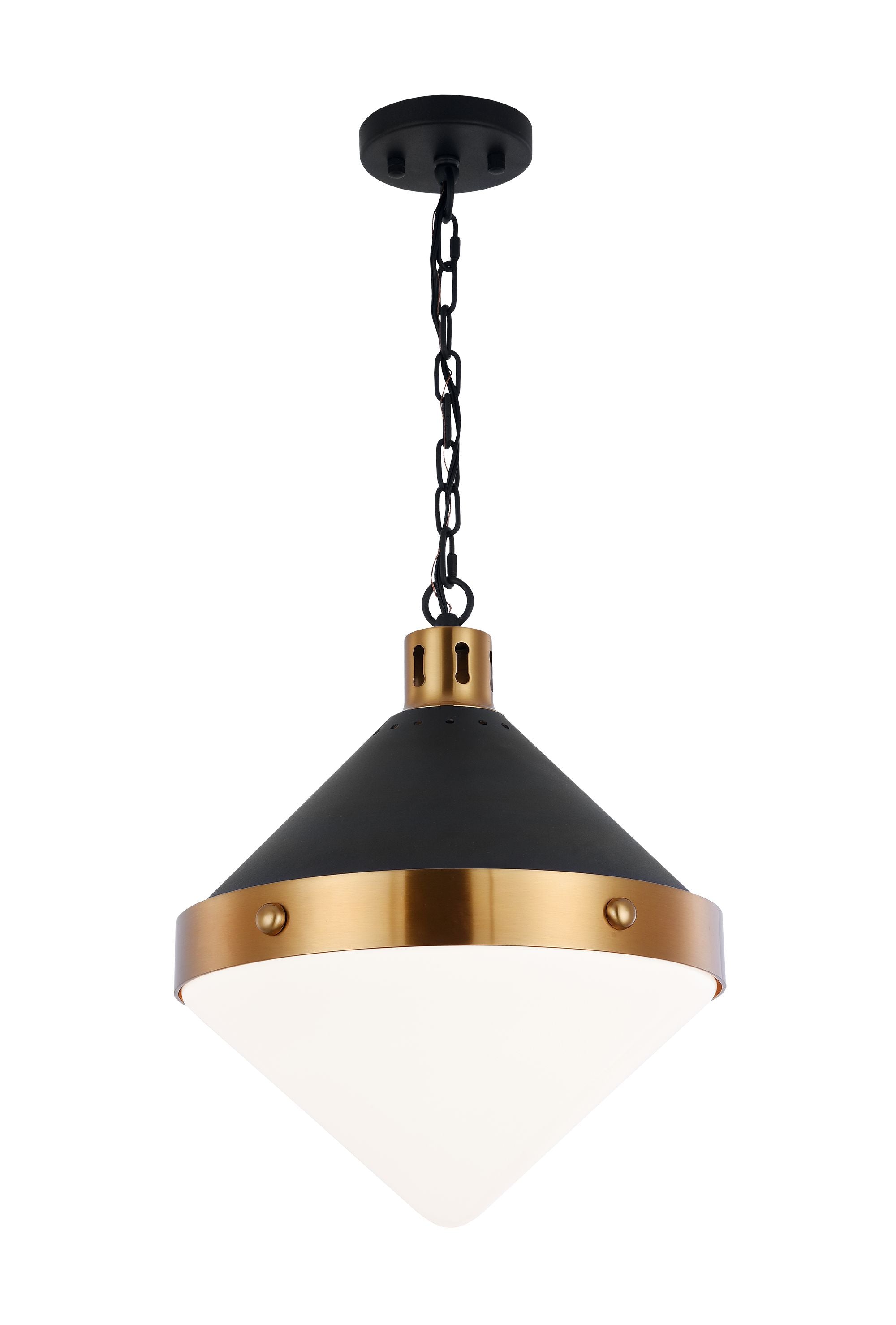 SPHERICON Suspension Noir, Or - C72203AGOP | MATTEO