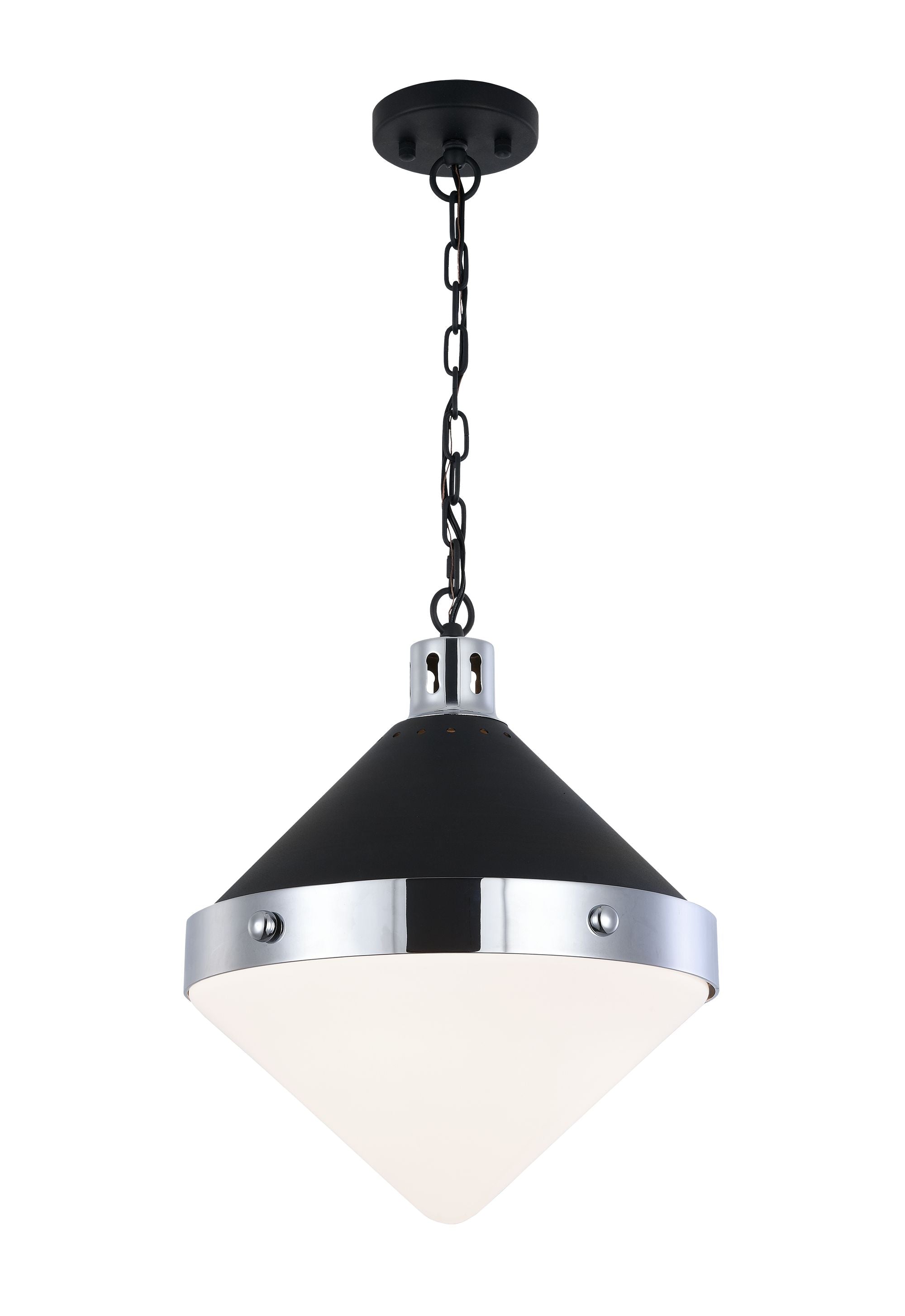 SPHERICON Pendant Black, Chrome - C72203CHOP | TEO