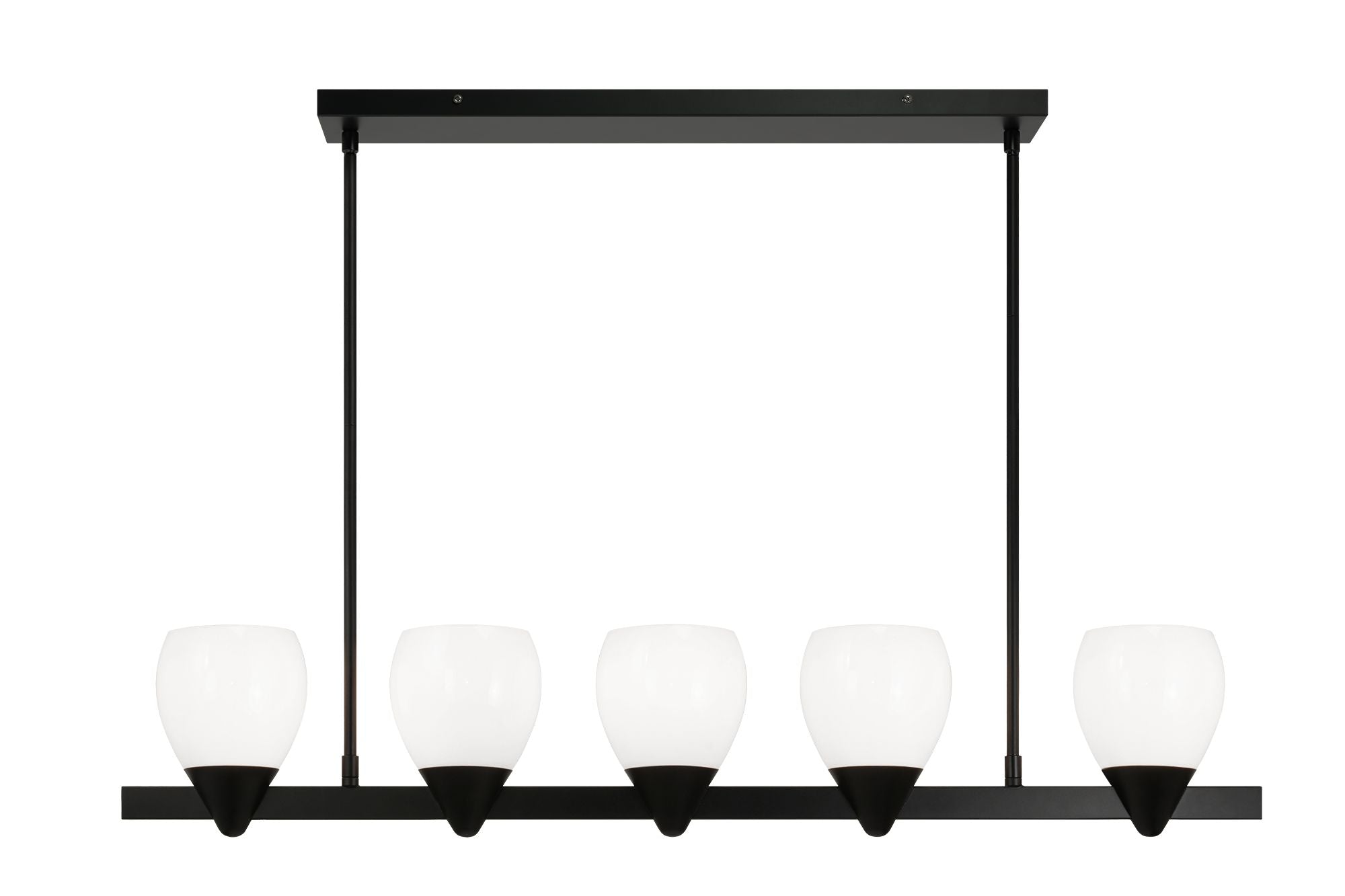 REYA Suspension lineaire Noir - C74015BK | MATTEO