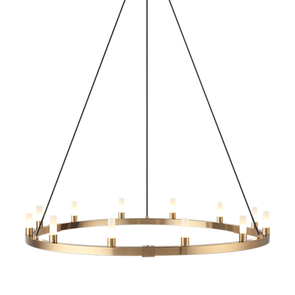 CASCADIAN Chandelier Gold - C75212AG | TEO