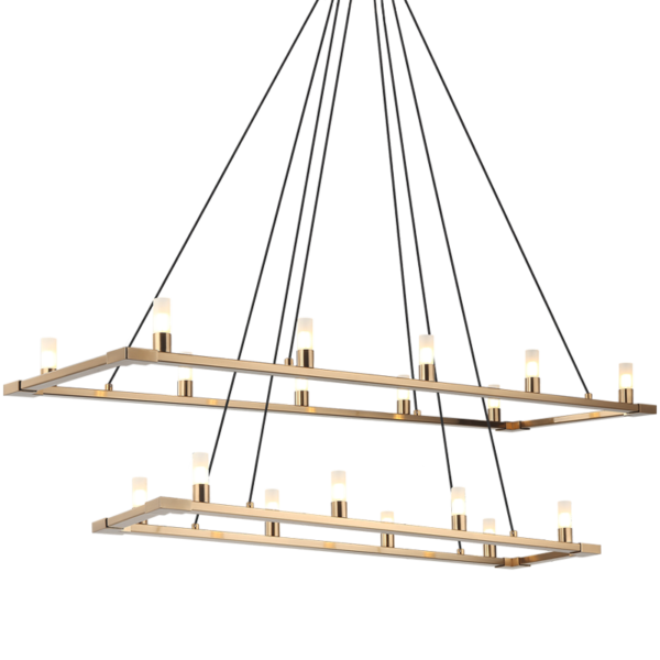 CASCADIAN Chandelier Gold - C75218AG | TEO