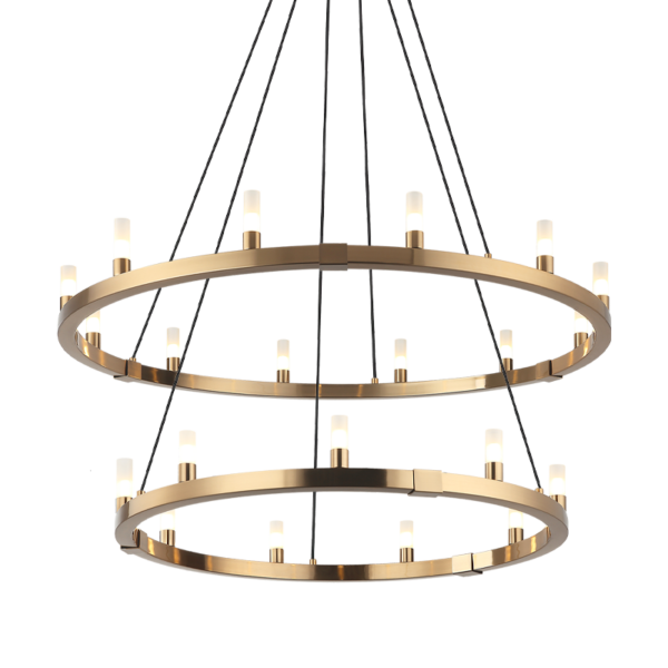 CASCADIAN Chandelier Gold - C75221AG | TEO