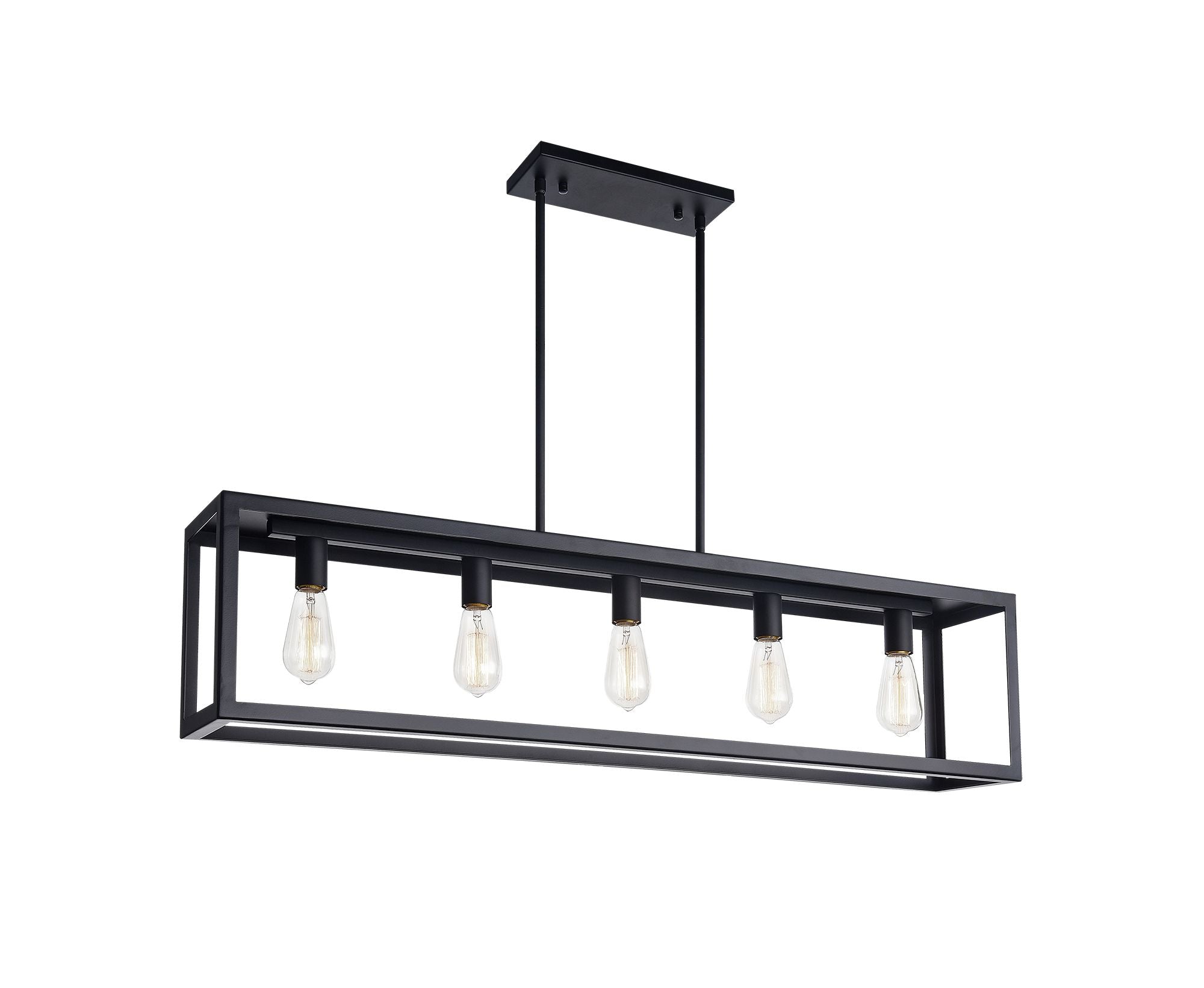 FLARE Suspension lineaire Noir - C76005BK | MATTEO