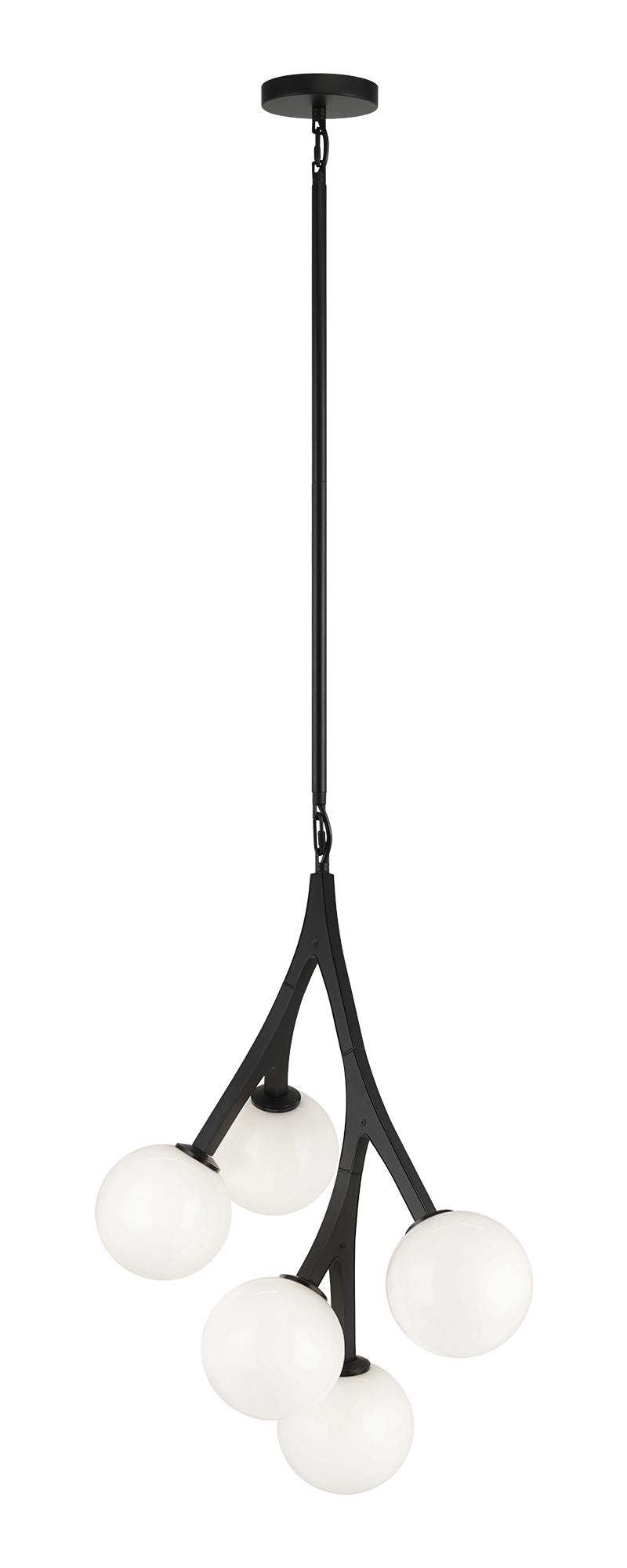 RAMI Chandelier Black - C81505BKOP | TEO