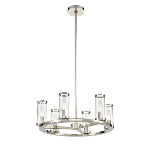 REVOLVE Chandelier Nickel - CH309006PNCG | ALORA