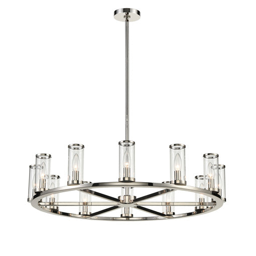 REVOLVE Chandelier Nickel - CH309012PNCG | ALORA
