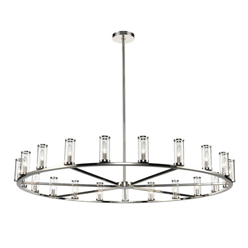REVOLVE Chandelier Nickel - CH309021PNCG | ALORA