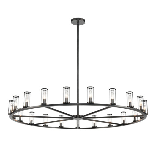 REVOLVE Chandelier Bronze - CH309021UBCG | ALORA