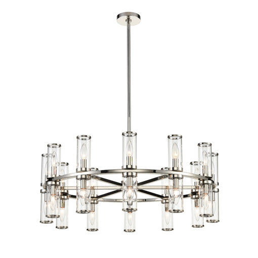 REVOLVE Chandelier Nickel - CH309024PNCG | ALORA