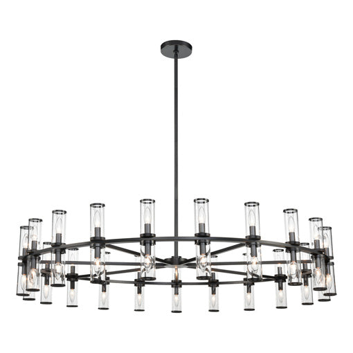 REVOLVE Chandelier Bronze - CH309042UBCG | ALORA