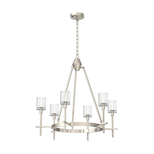 SALITA Chandelier Nickel - CH314306PNCC | ALORA