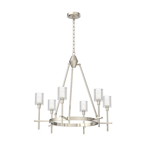 SALITA Chandelier Nickel - CH314306PNRC | ALORA