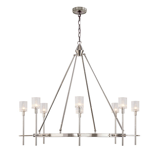 SALITA Chandelier Nickel - CH314308PNRC | ALORA