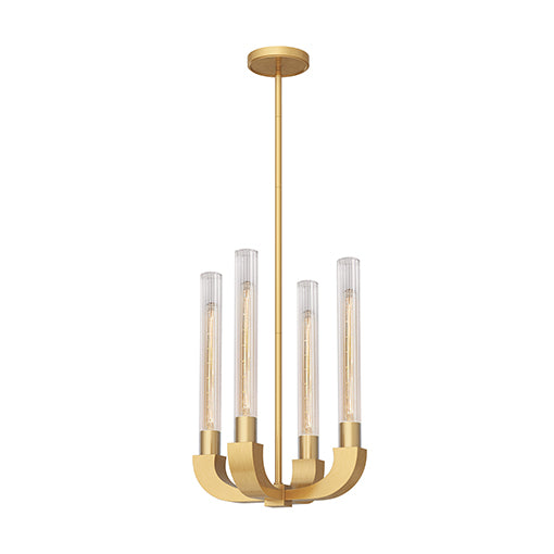 FLUTE Chandelier Or - CH316004VBCR | ALORA