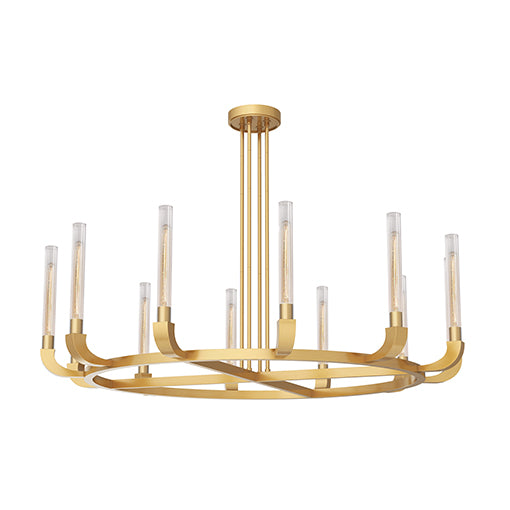 FLUTE Chandelier Or - CH316012VBCR | ALORA