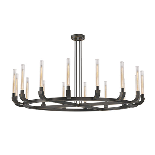 FLUTE Chandelier Bronze - CH316016UBCR | ALORA