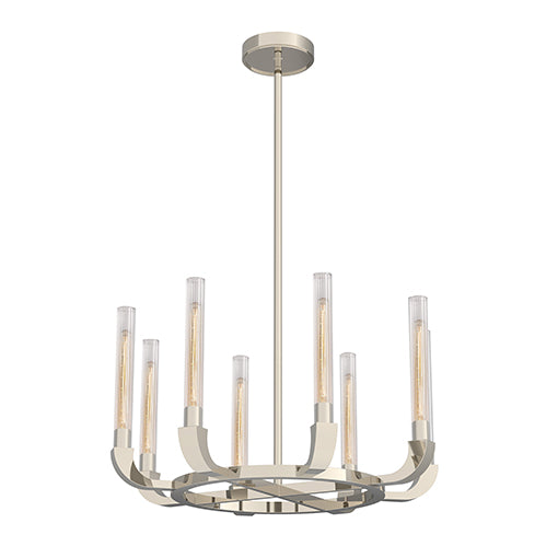 FLUTE Chandelier Nickel - CH316708PNCR | ALORA