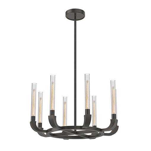 FLUTE Chandelier Bronze - CH316708UBCR | ALORA