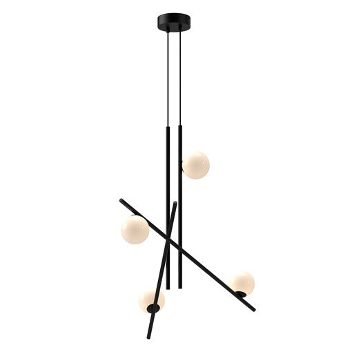 AMARA pendant Black, INTEGRATED LED - CH89832-BK/GO | KUZCO