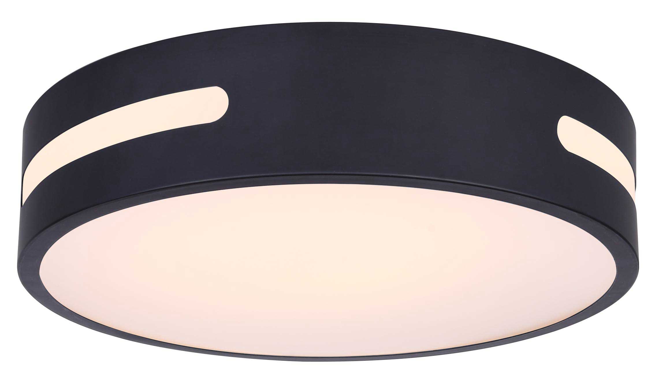 NIVEN Flush mount Black INTEGRATED LED - CL-19-13-BK | CANARM