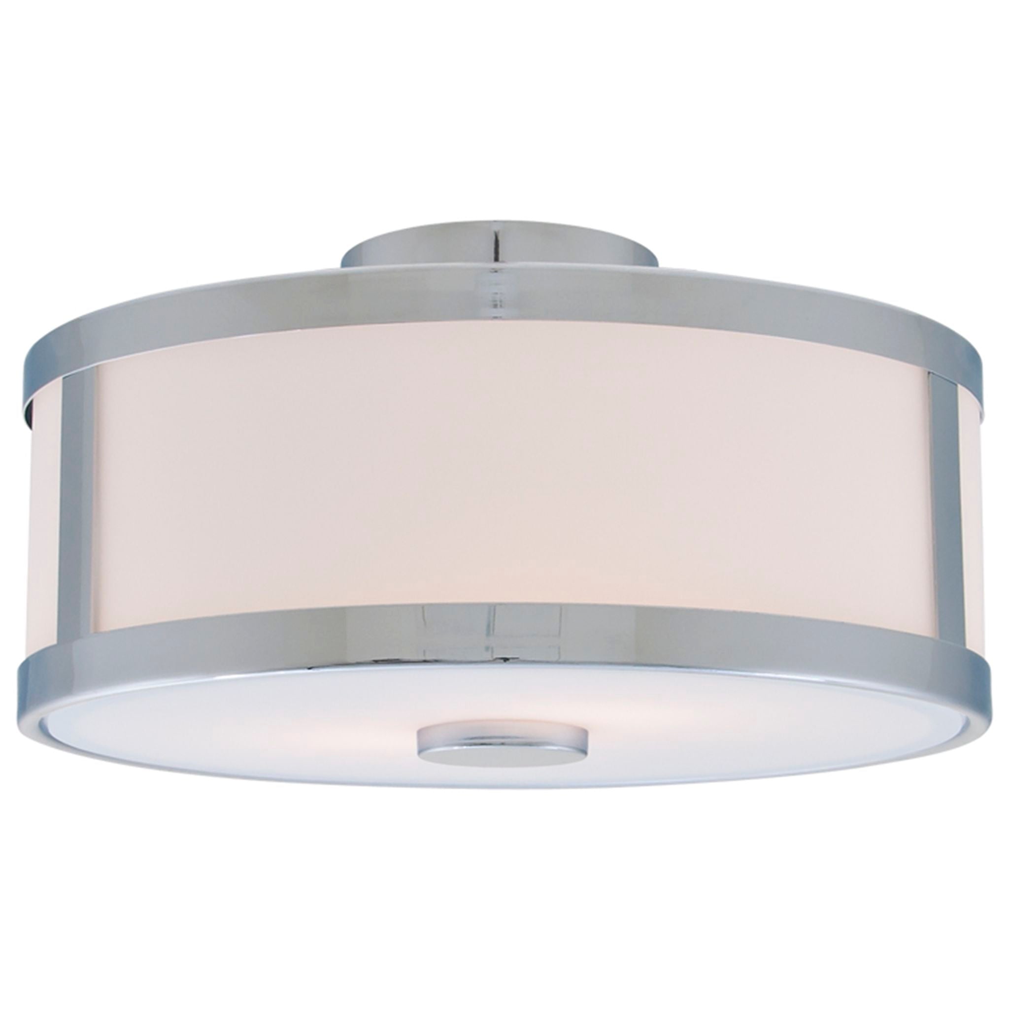 Uptown Semi Plafonnier Chrome - DVP1112CH-OP | DVI