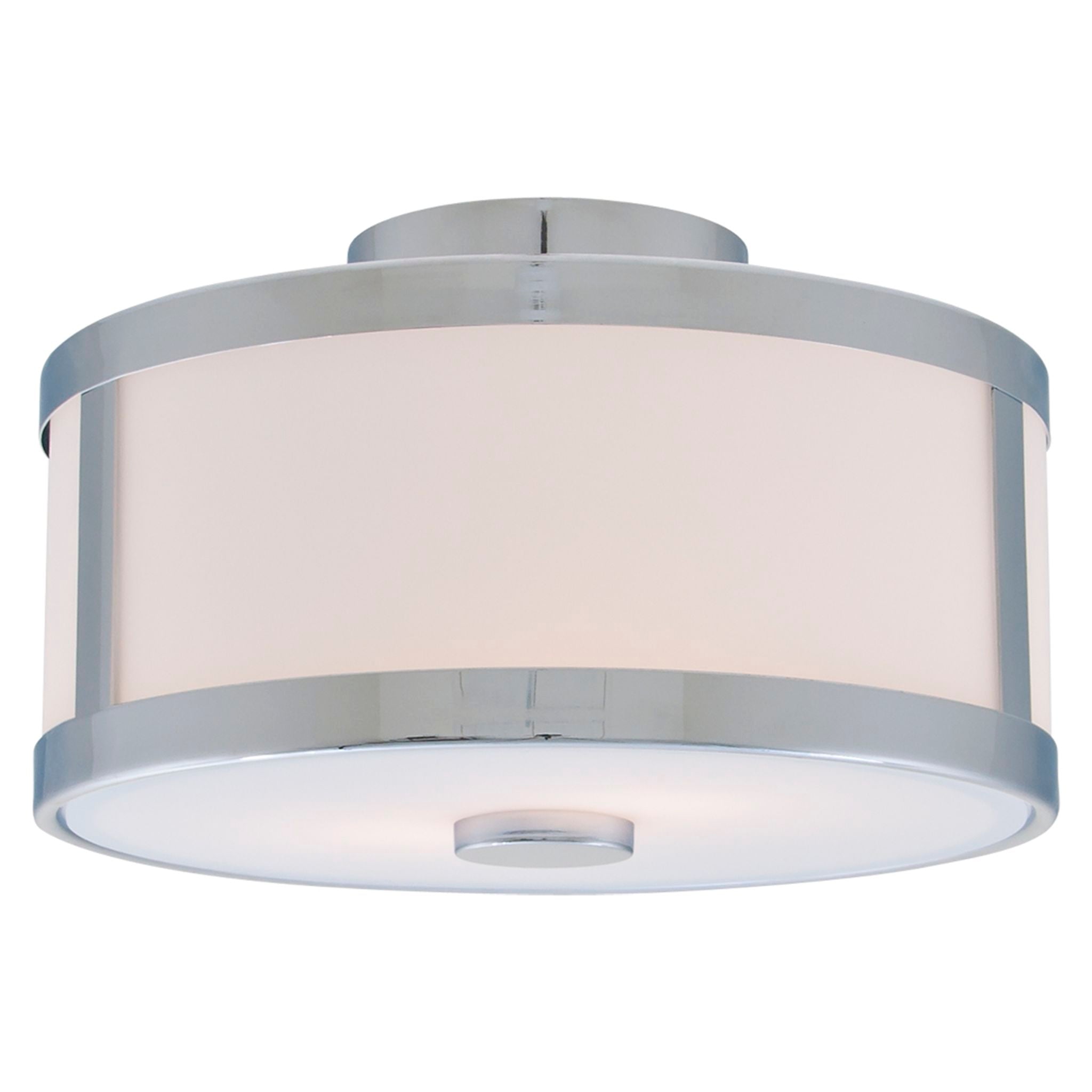 Uptown Semi Plafonnier Chrome - DVP1113CH-OP | DVI