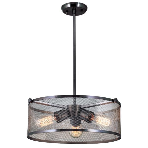 Gastown Chandelier Graphite - DVP15720GR-N | DVI