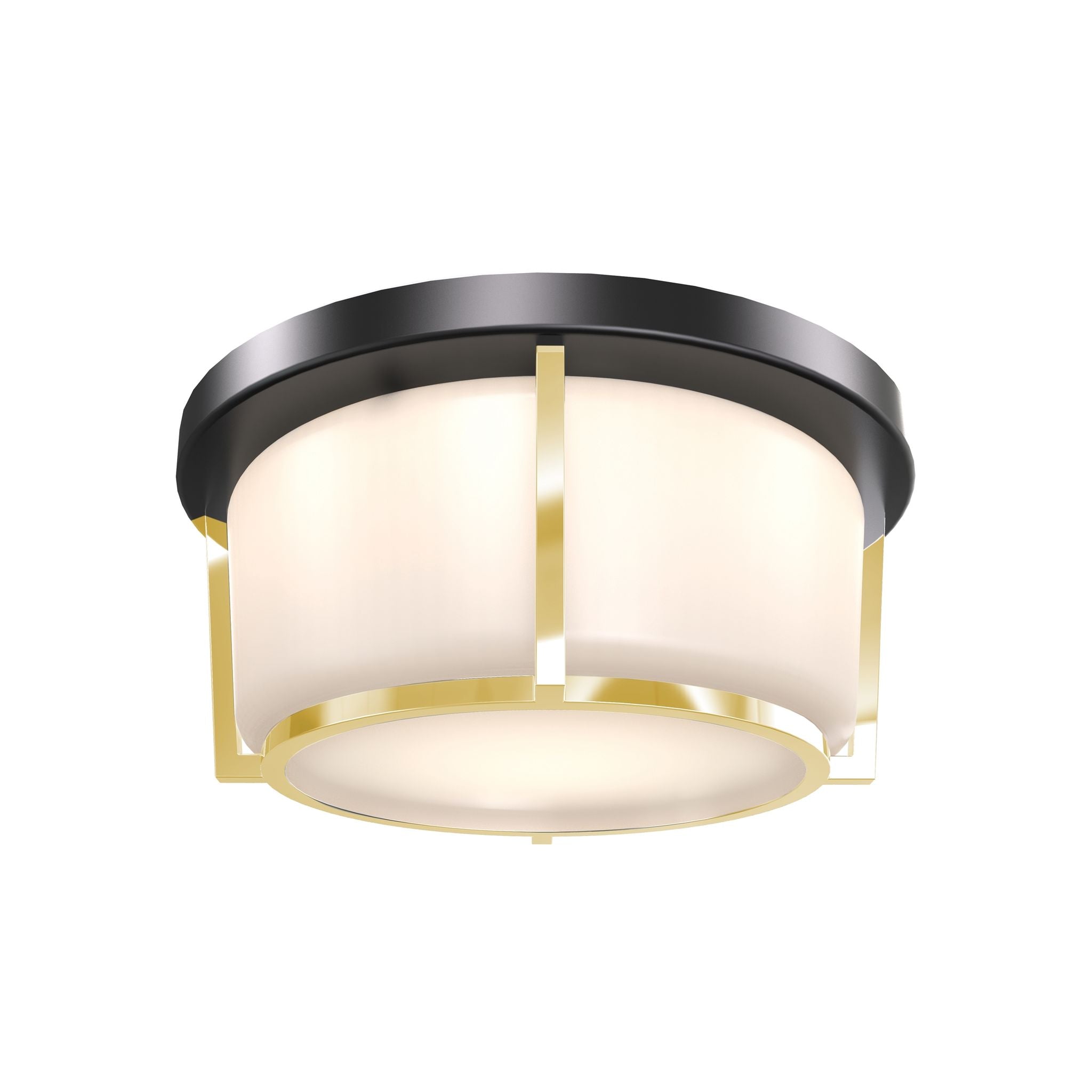 Jarvis AC LED Flush mount Black, Gold INTEGRATED LED - DVP21928BK/SG-OP | DVI
