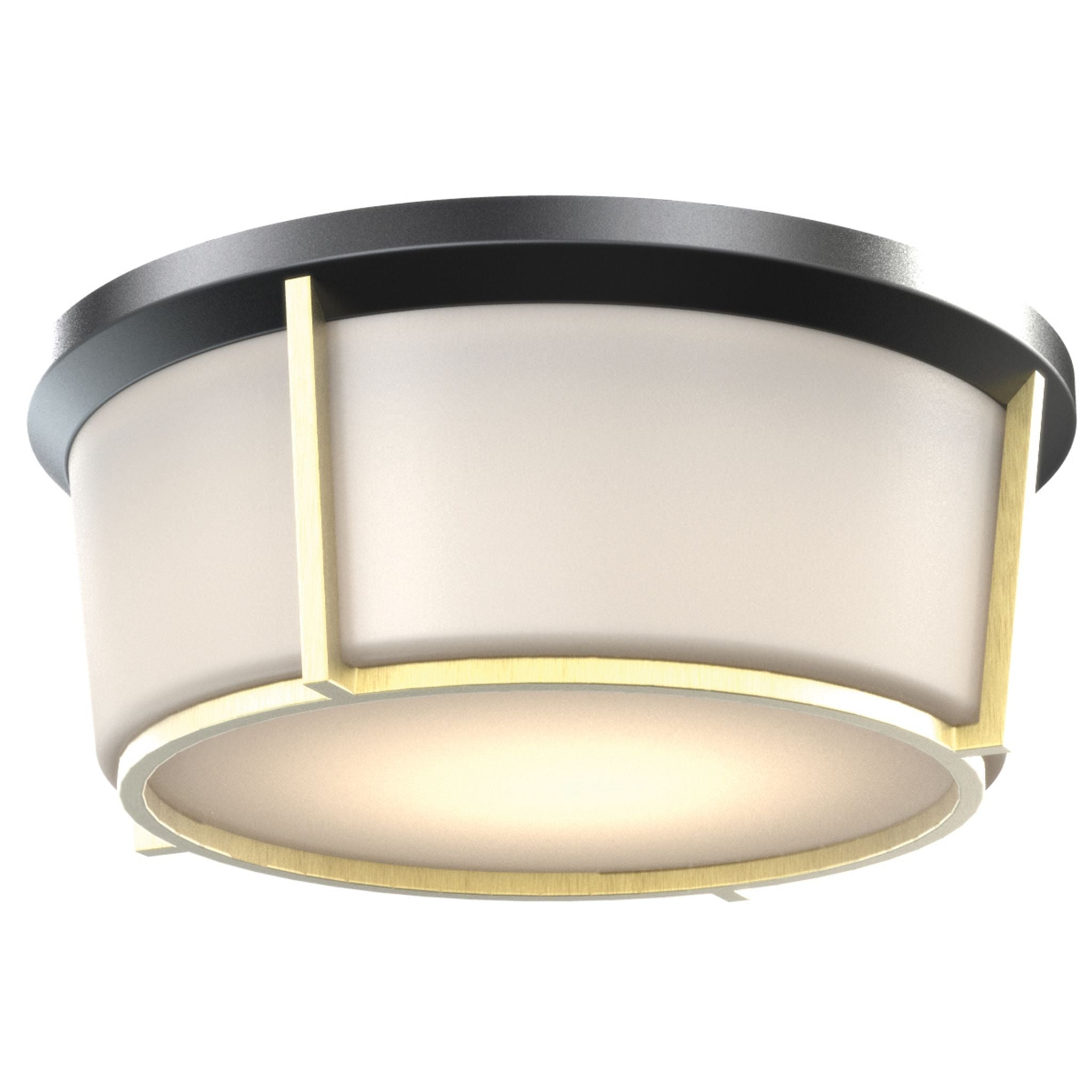 Jarvis-AC-LED Plafonnier Noir, Or DEL INTÉGRÉ - DVP21938BK/SG-OP | DVI