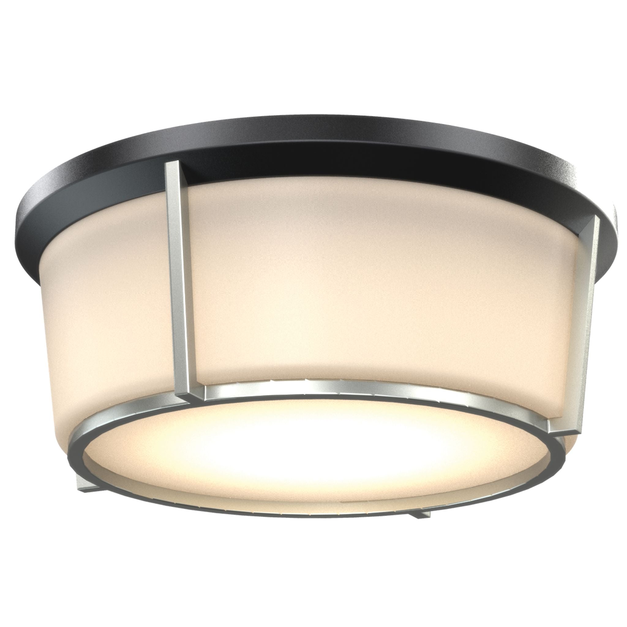 Jarvis-AC-LED Plafonnier Nickel, Noir DEL INTÉGRÉ - DVP21938BK/SN-OP | DVI