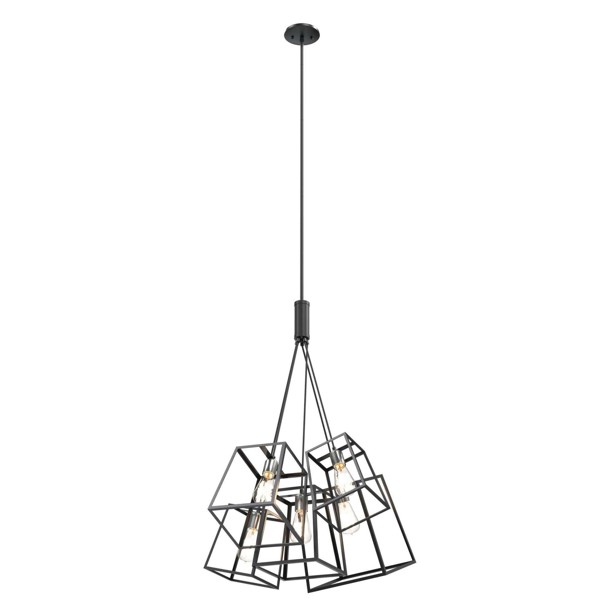 Cape-Breton Chandelier Nickel, Graphite - DVP29025BN/GR | DVI