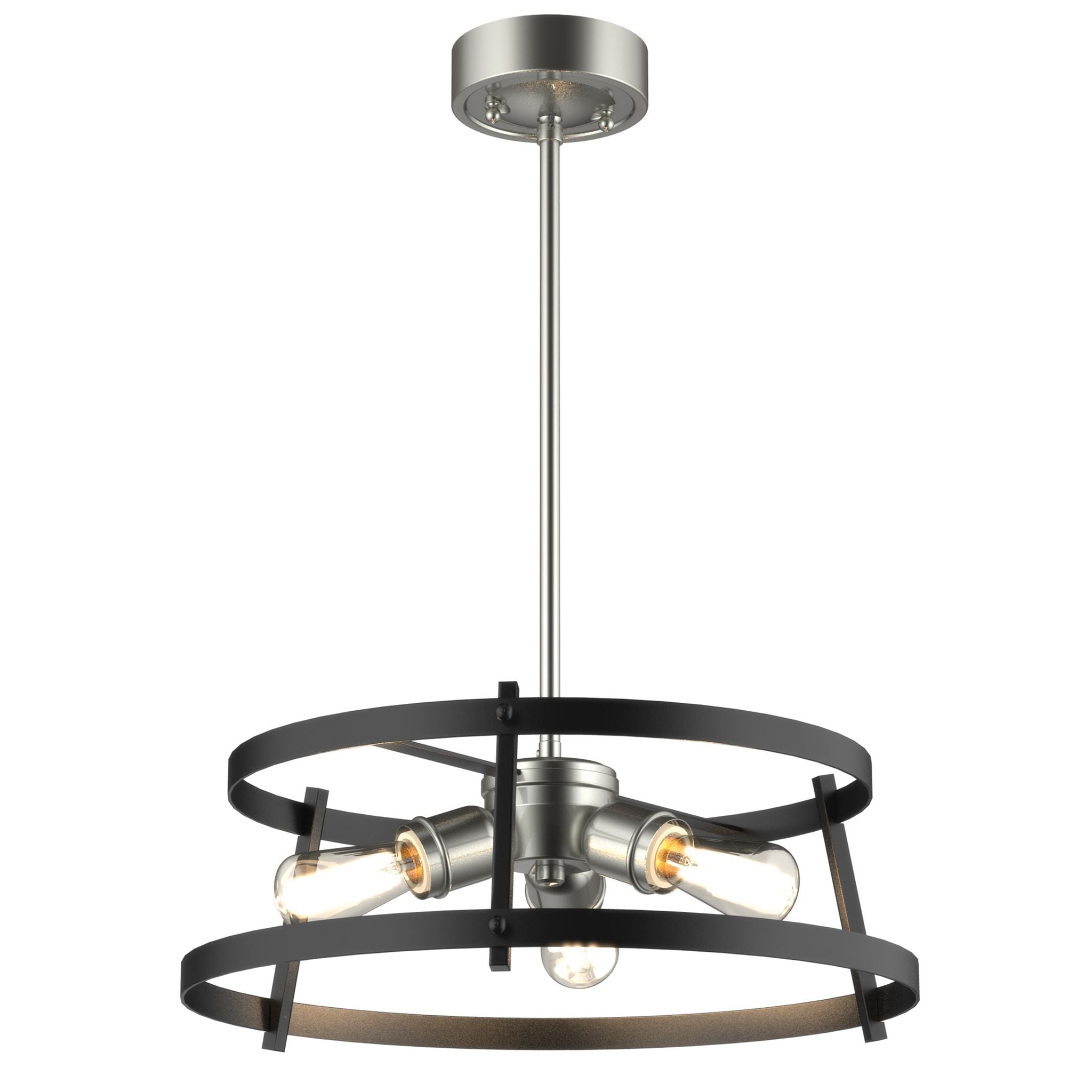 Gentry Chandelier Nickel, Graphite - DVP29420SN/GR | DVI