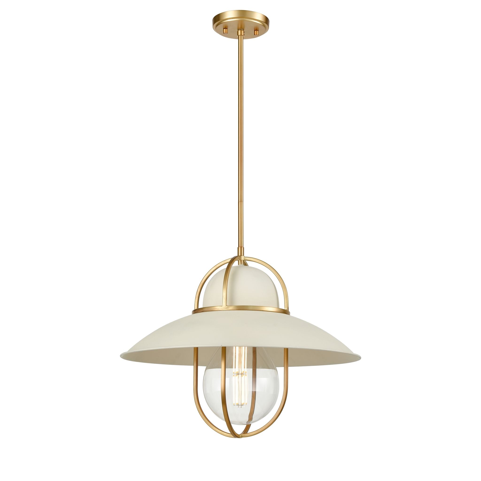 Peggys Cove Pendant Gold, White - DVP31005MW+VBR | DVI